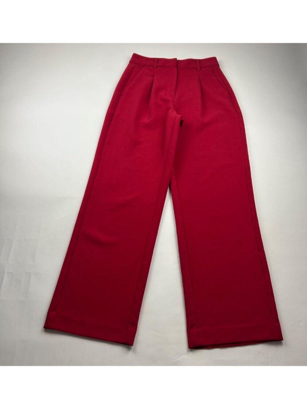 Old Navy Aurora Red Extra High Rise Taylor Wide Leg Trouser Pant S